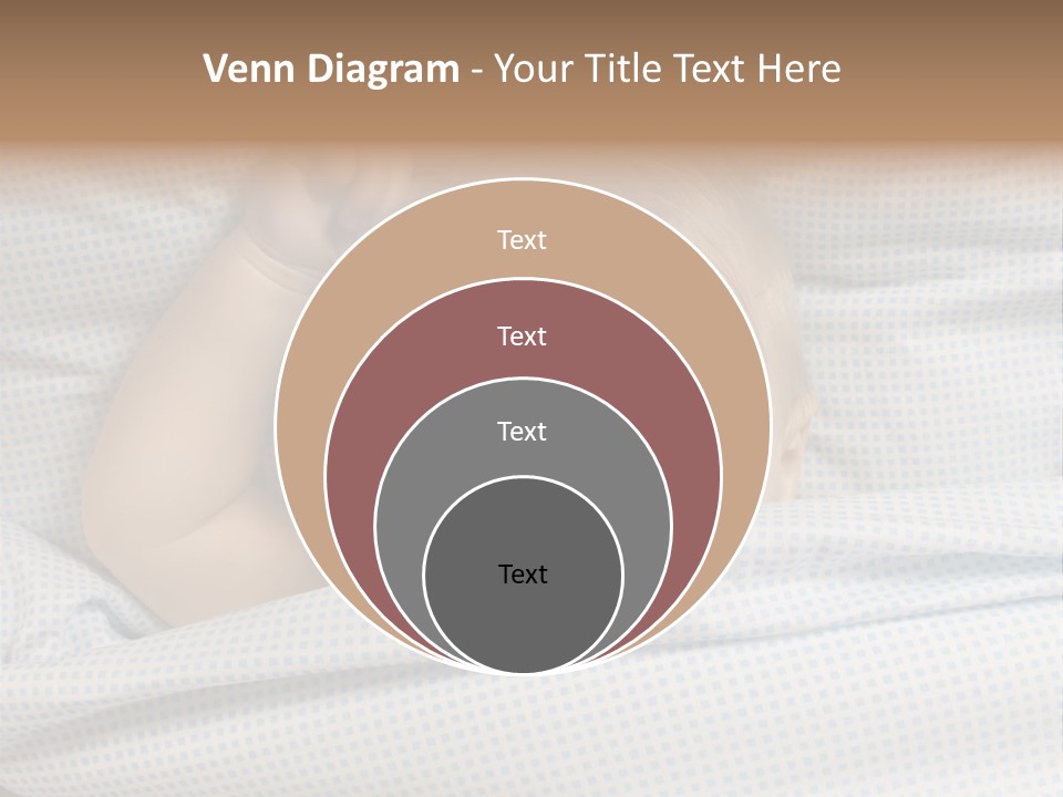 Child Beautiful Asleep PowerPoint Template