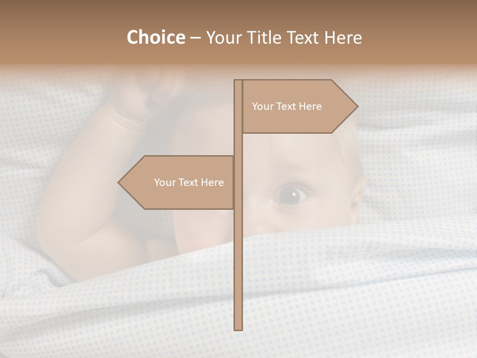 Child Beautiful Asleep PowerPoint Template