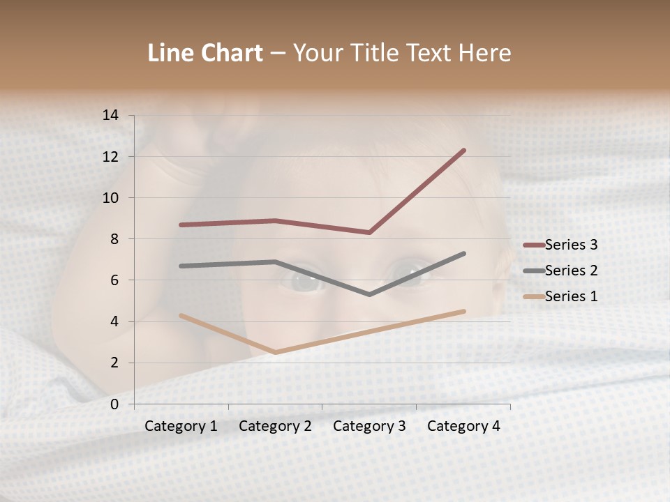 Child Beautiful Asleep PowerPoint Template