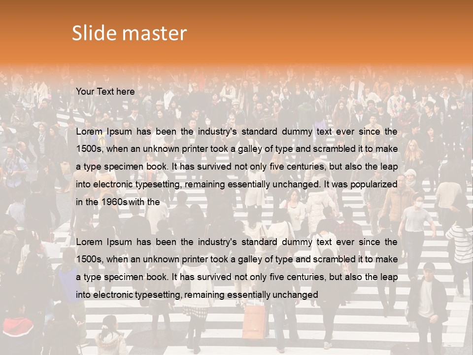 City Scramble Tokyo PowerPoint Template