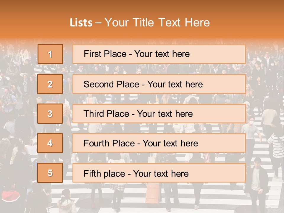 City Scramble Tokyo PowerPoint Template