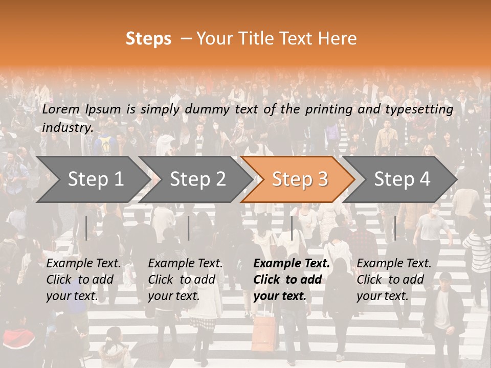 City Scramble Tokyo PowerPoint Template