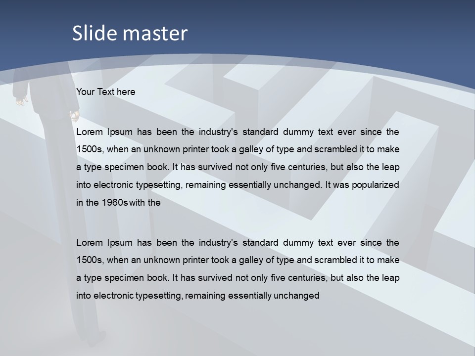 Success Discovery Lost PowerPoint Template