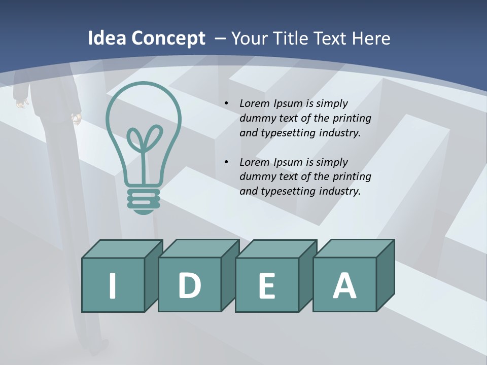 Success Discovery Lost PowerPoint Template