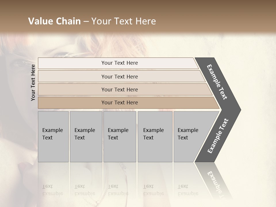 A Woman With Blonde Hair Is Posing For A Picture PowerPoint Template