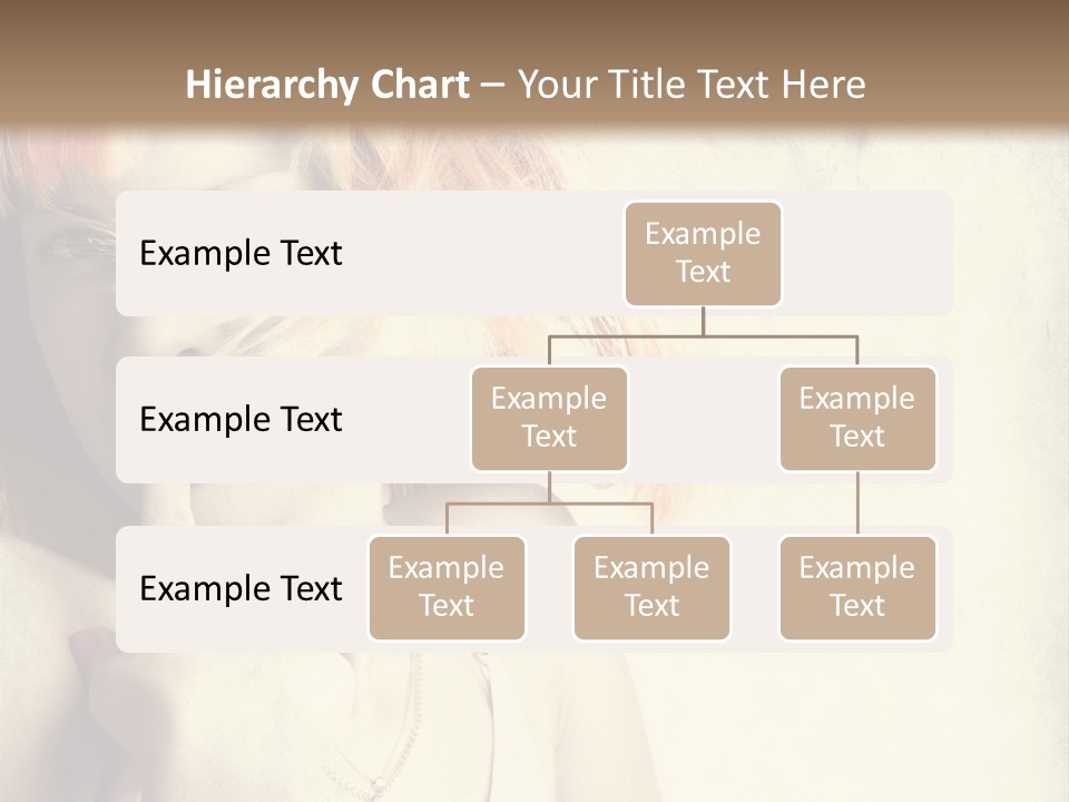 A Woman With Blonde Hair Is Posing For A Picture PowerPoint Template