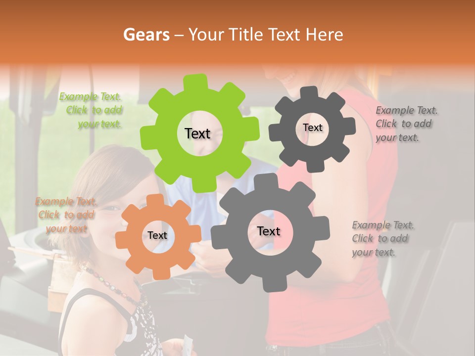 Caucasian Leg Background PowerPoint Template