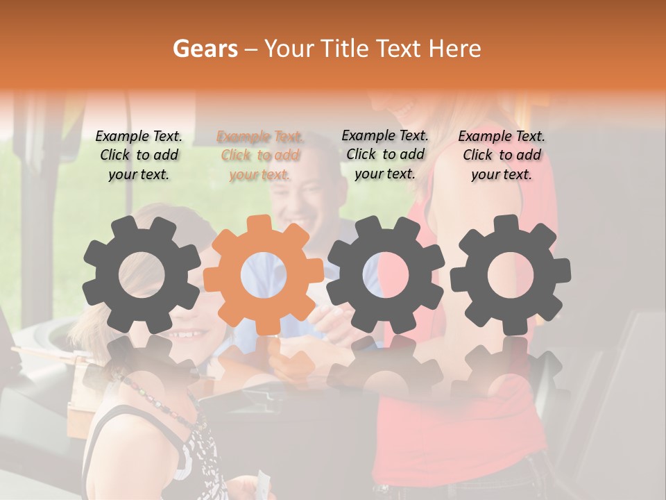 Caucasian Leg Background PowerPoint Template