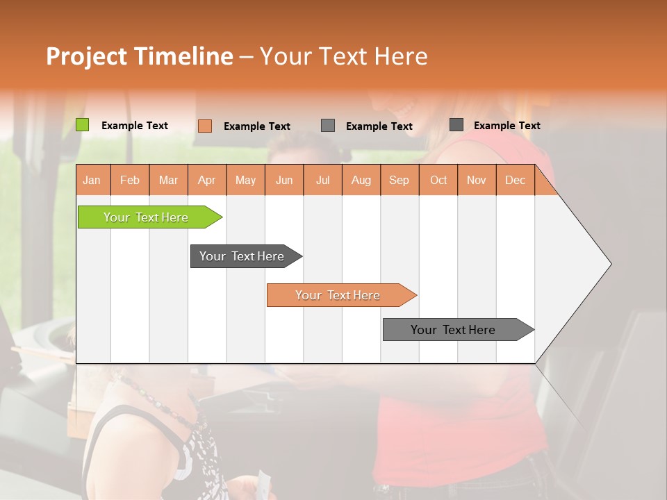 Caucasian Leg Background PowerPoint Template