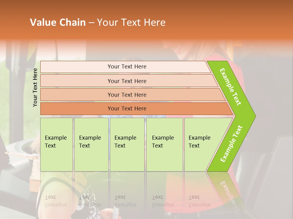 Caucasian Leg Background PowerPoint Template