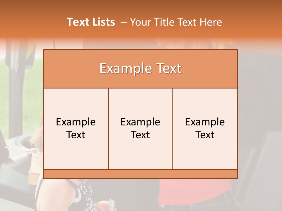 Caucasian Leg Background PowerPoint Template