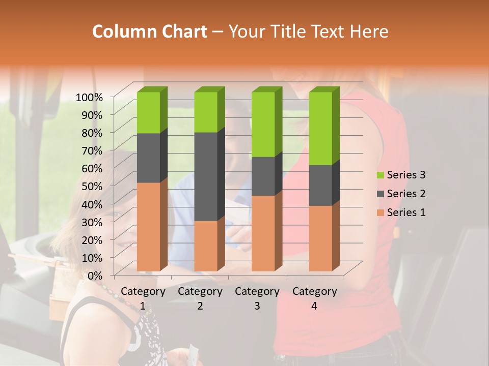 Caucasian Leg Background PowerPoint Template