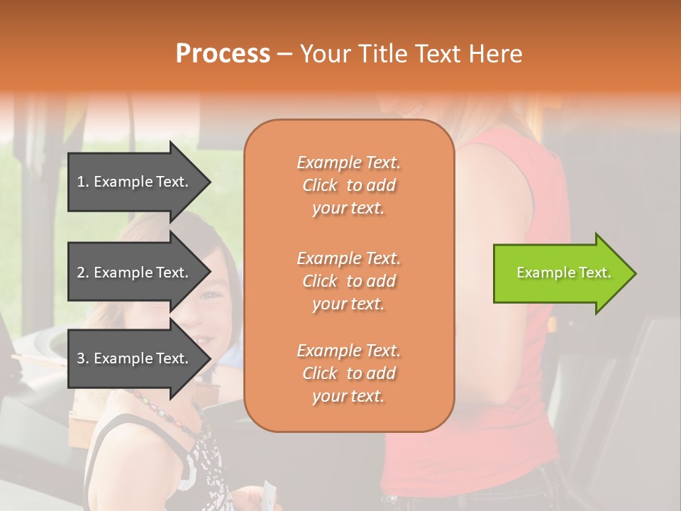 Caucasian Leg Background PowerPoint Template