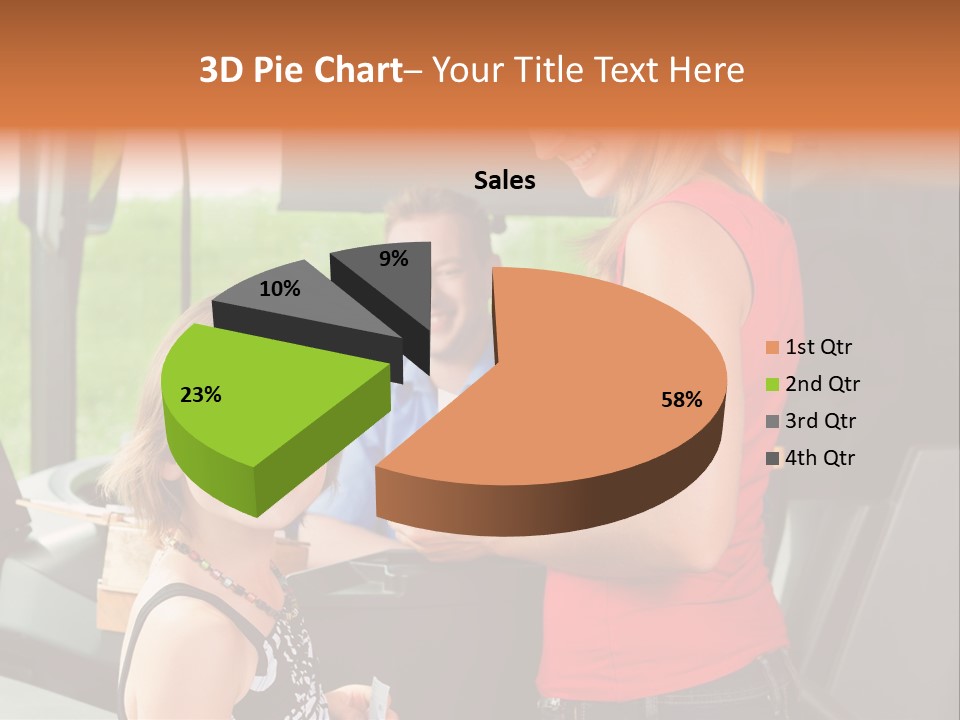 Caucasian Leg Background PowerPoint Template