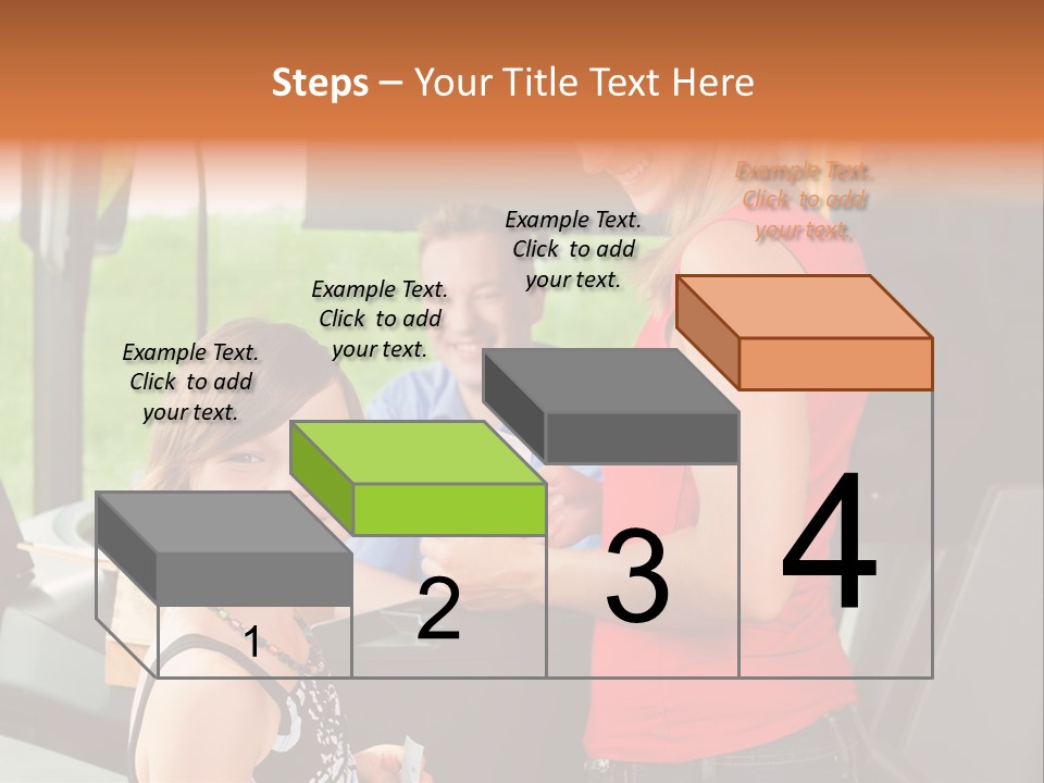 Caucasian Leg Background PowerPoint Template