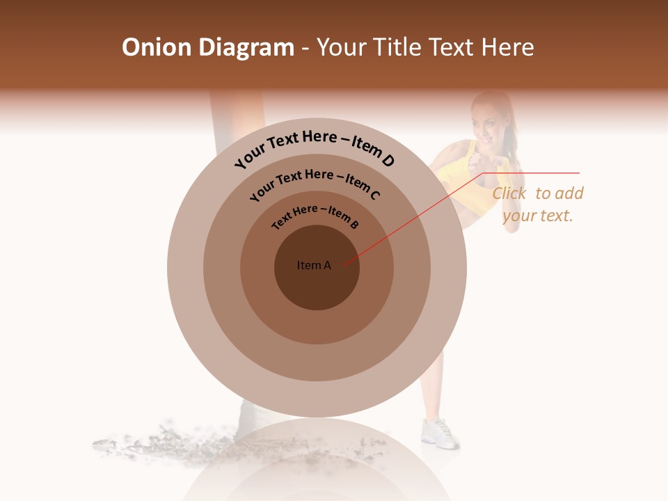 Caucasian Leg Background PowerPoint Template