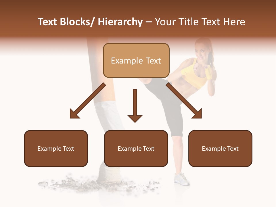Caucasian Leg Background PowerPoint Template