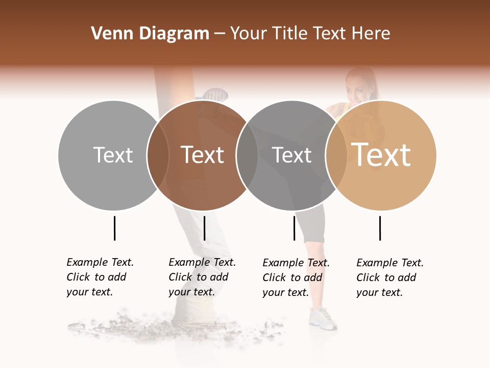 Caucasian Leg Background PowerPoint Template