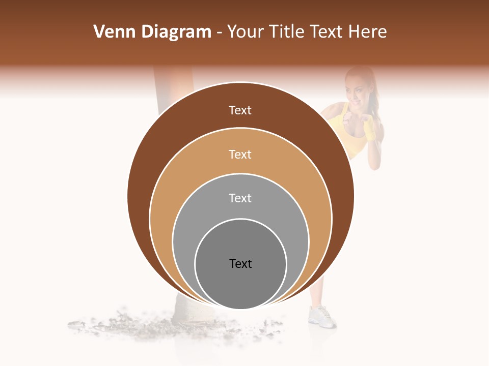 Caucasian Leg Background PowerPoint Template