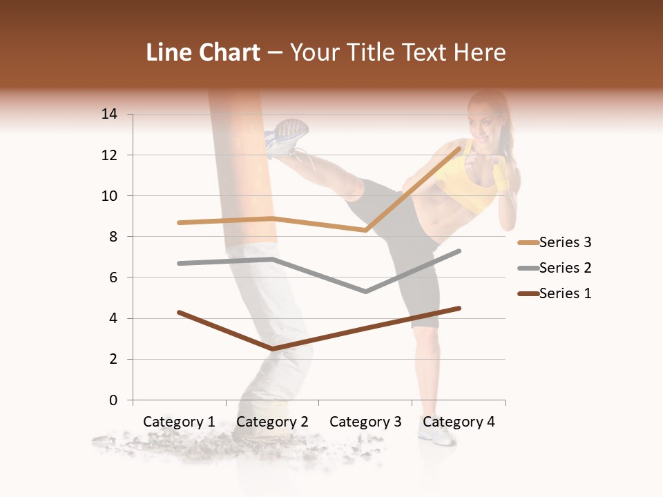 Caucasian Leg Background PowerPoint Template