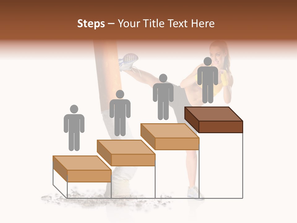 Caucasian Leg Background PowerPoint Template