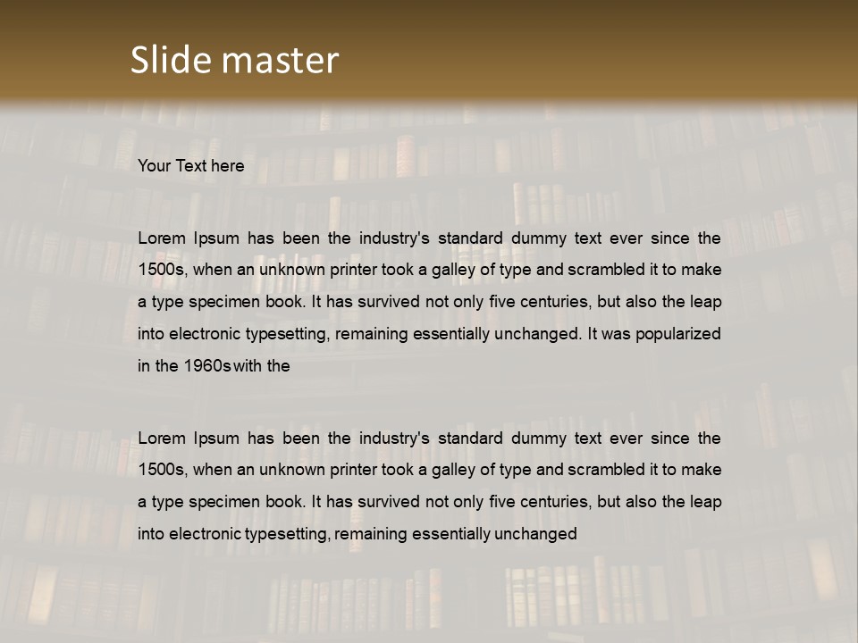 Objects Concepts Shelf PowerPoint Template