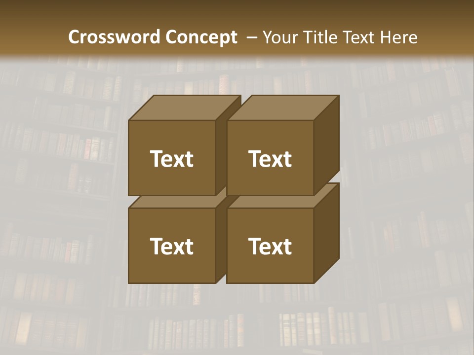 Objects Concepts Shelf PowerPoint Template