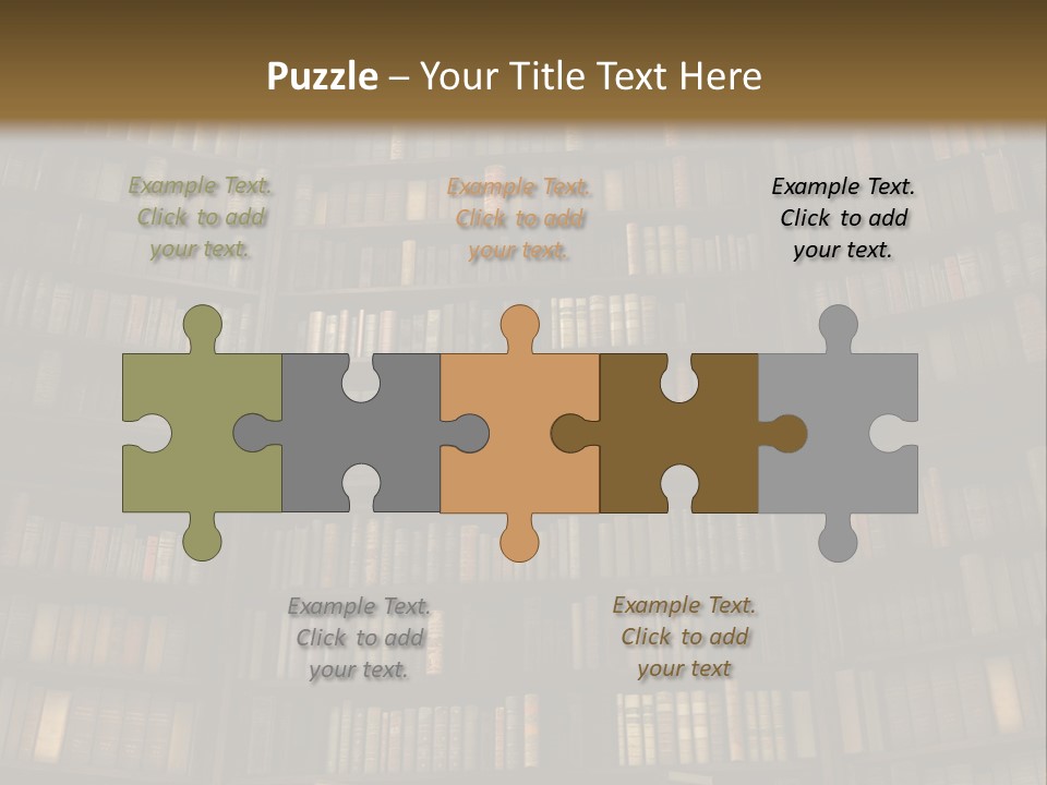 Objects Concepts Shelf PowerPoint Template