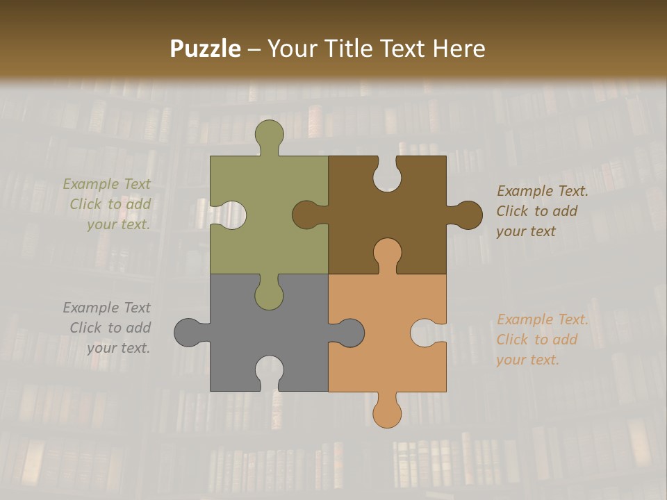 Objects Concepts Shelf PowerPoint Template