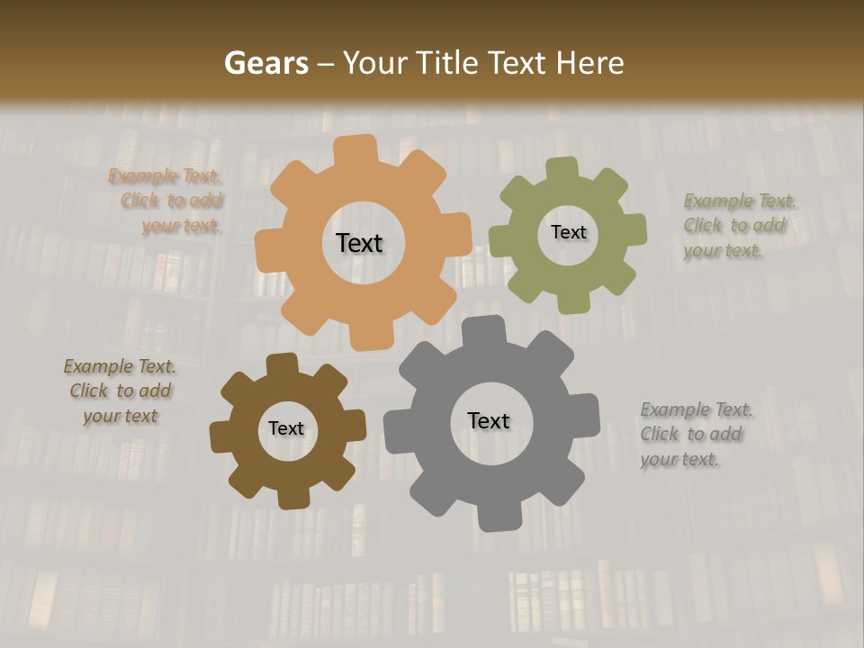 Objects Concepts Shelf PowerPoint Template