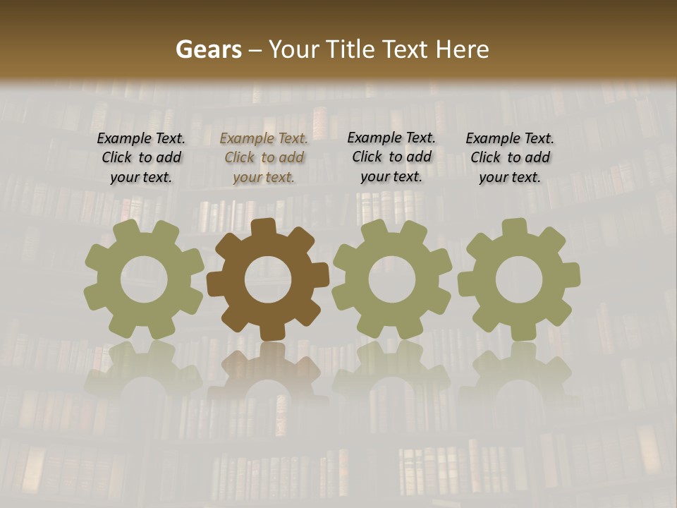 Objects Concepts Shelf PowerPoint Template