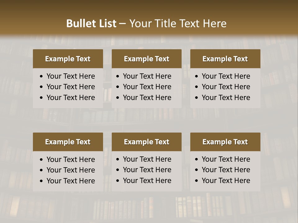 Objects Concepts Shelf PowerPoint Template