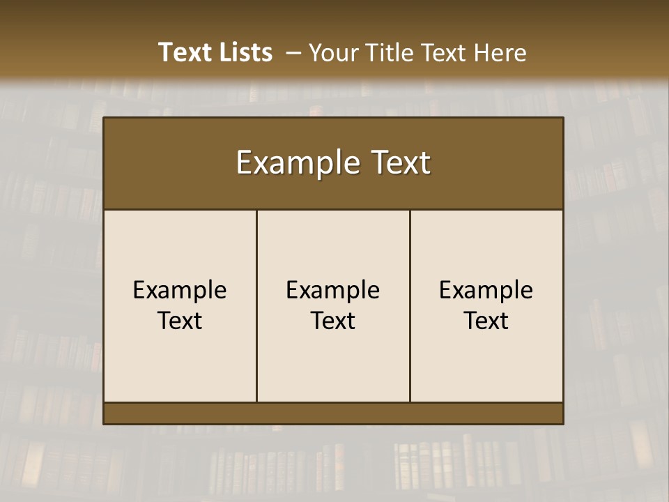 Objects Concepts Shelf PowerPoint Template