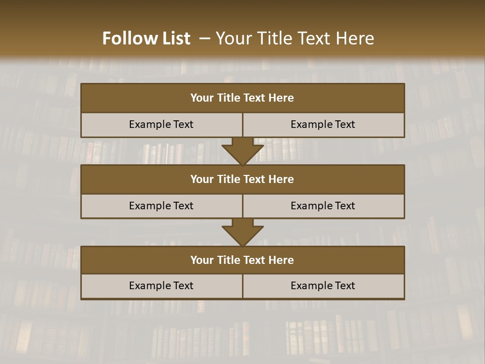 Objects Concepts Shelf PowerPoint Template