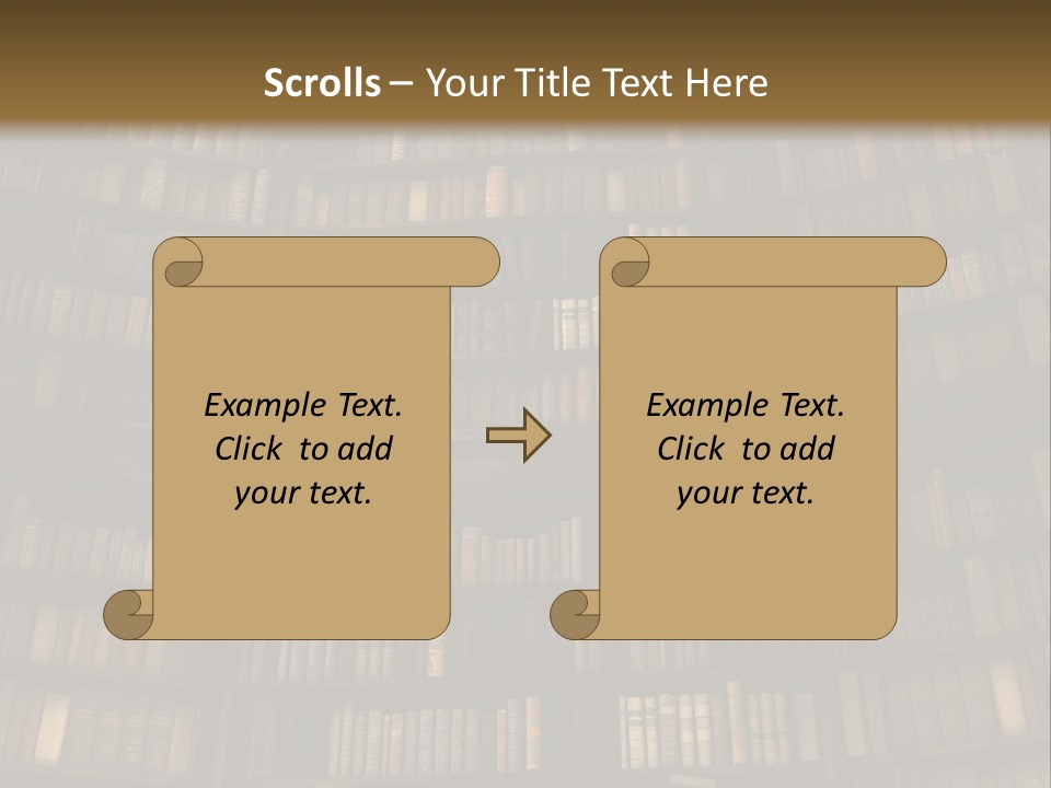 Objects Concepts Shelf PowerPoint Template