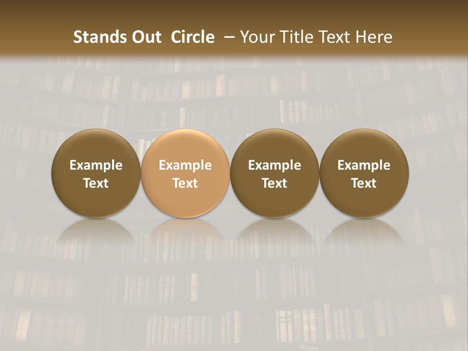 Objects Concepts Shelf PowerPoint Template