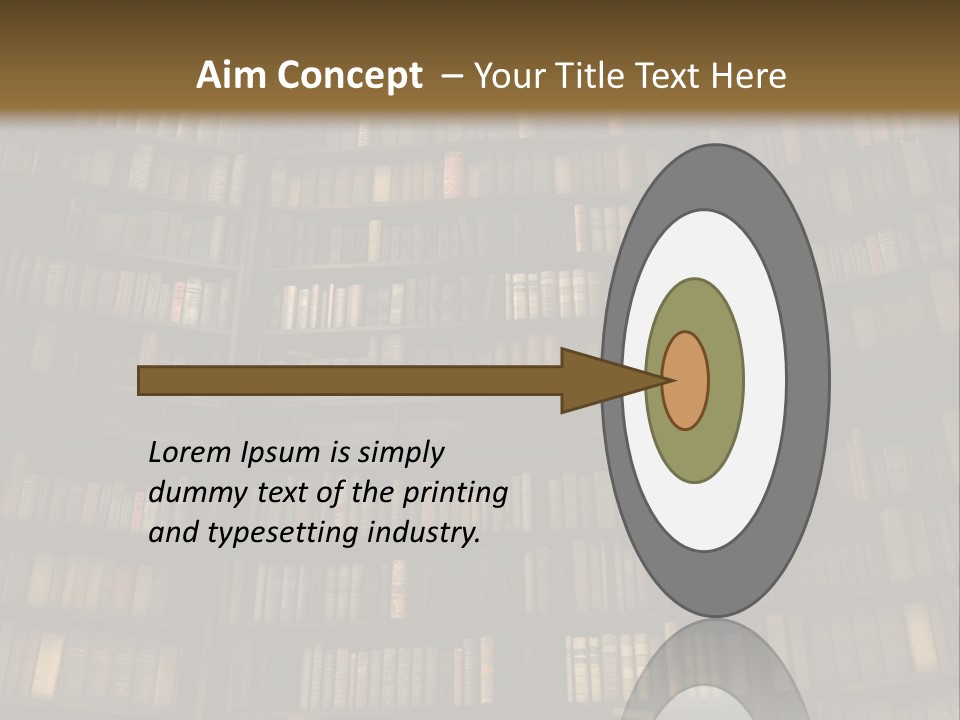 Objects Concepts Shelf PowerPoint Template