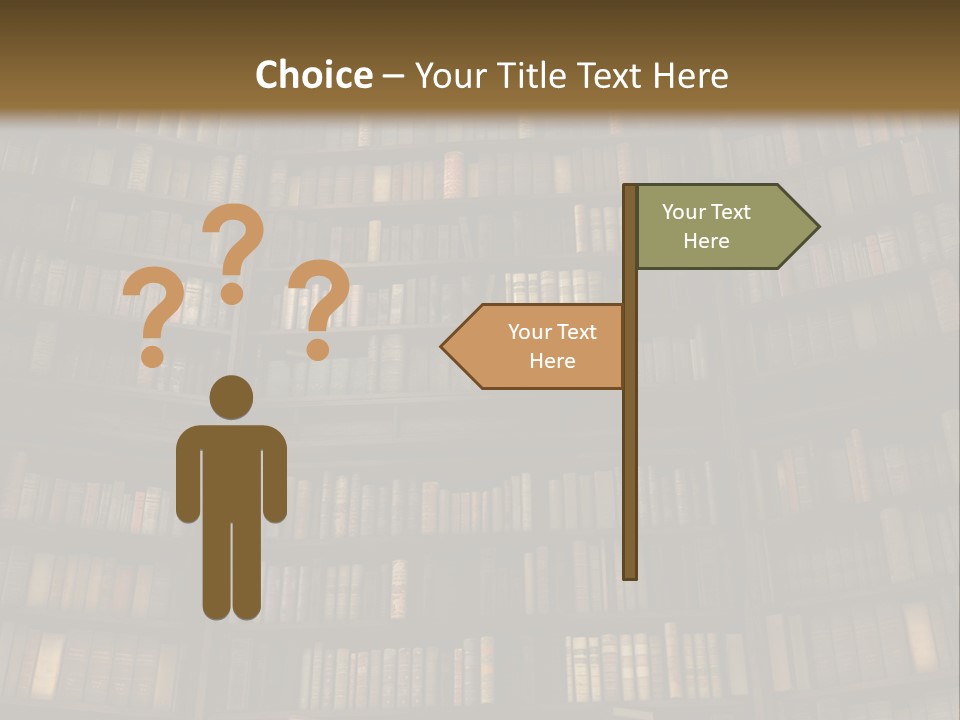 Objects Concepts Shelf PowerPoint Template