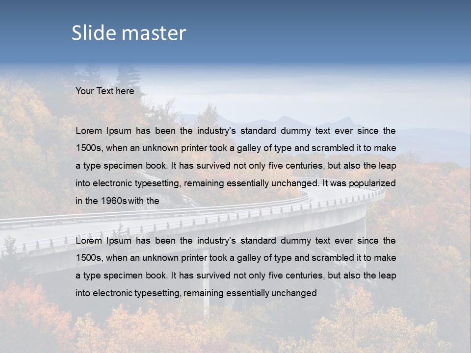 National Forest Nature Trees PowerPoint Template