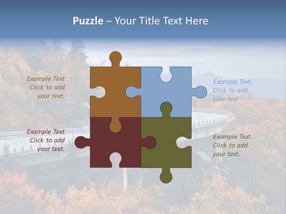 National Forest Nature Trees PowerPoint Template