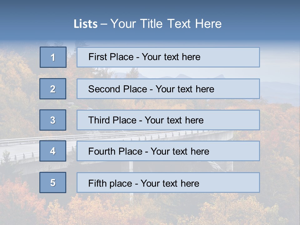 National Forest Nature Trees PowerPoint Template