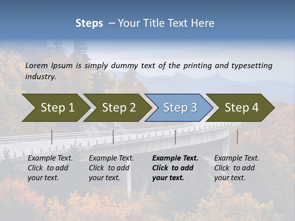 National Forest Nature Trees PowerPoint Template