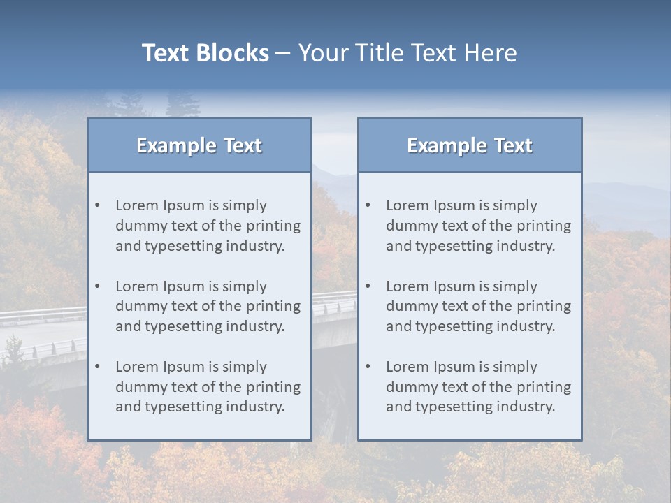 National Forest Nature Trees PowerPoint Template