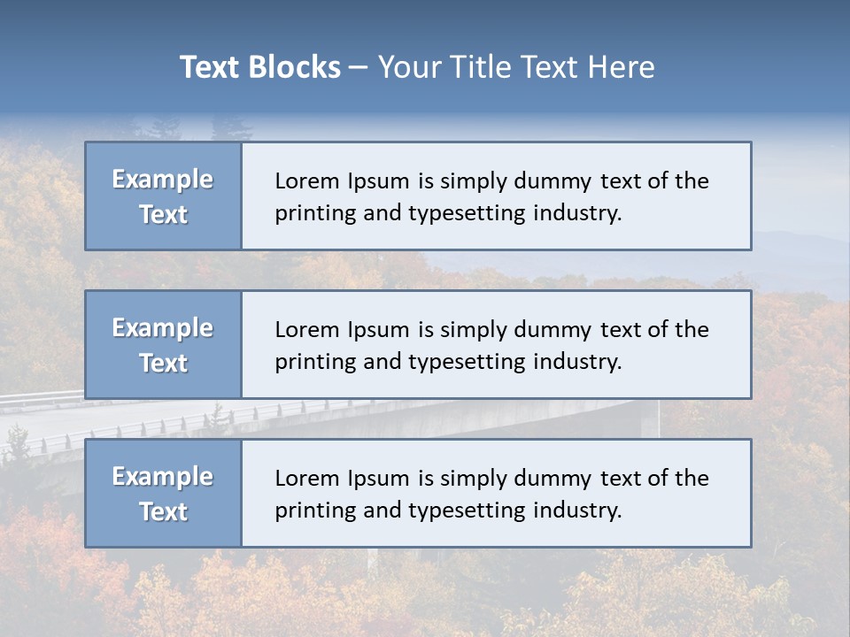 National Forest Nature Trees PowerPoint Template