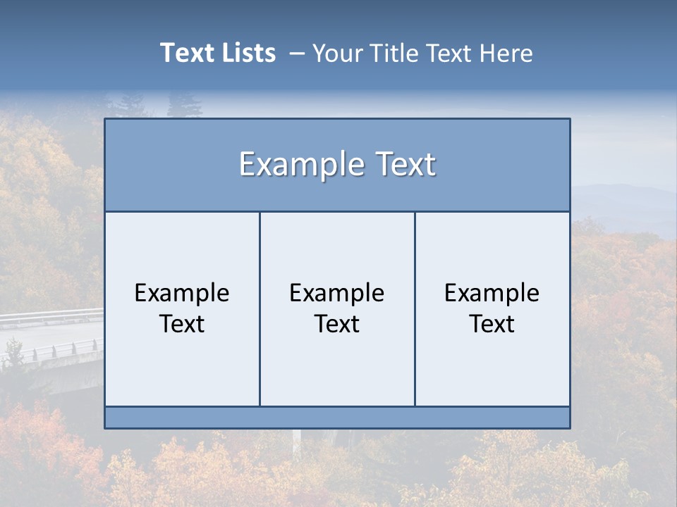 National Forest Nature Trees PowerPoint Template