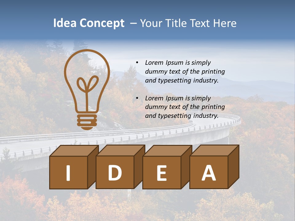 National Forest Nature Trees PowerPoint Template