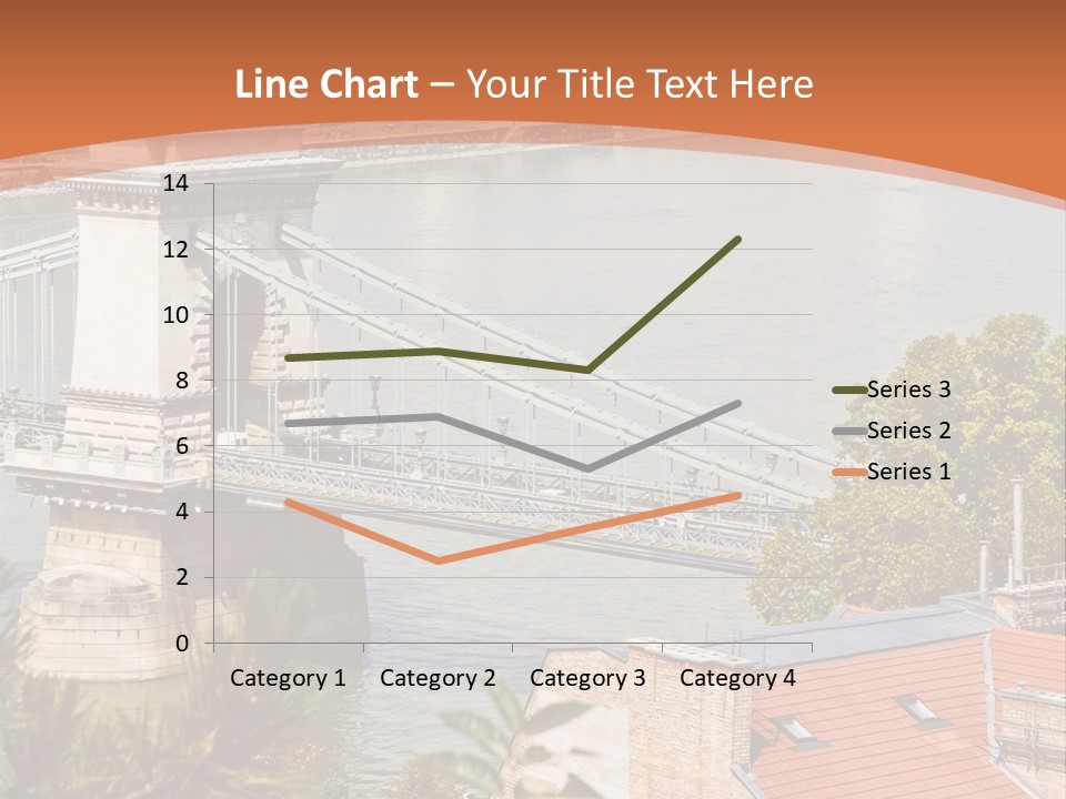 A Bridge Over A River With A City In The Background PowerPoint Template