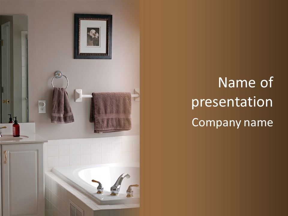 Residential Classical Plumbing PowerPoint Template