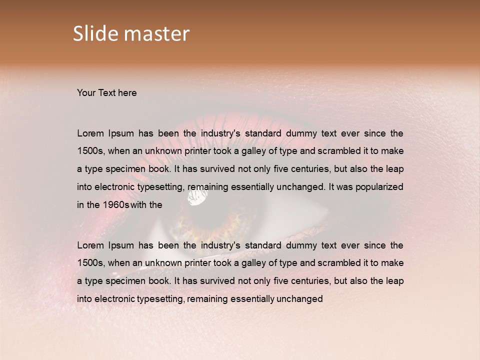 Part Brown Females PowerPoint Template