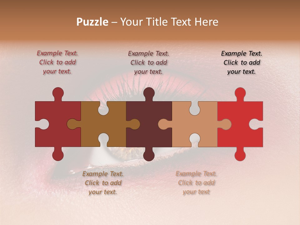 Part Brown Females PowerPoint Template